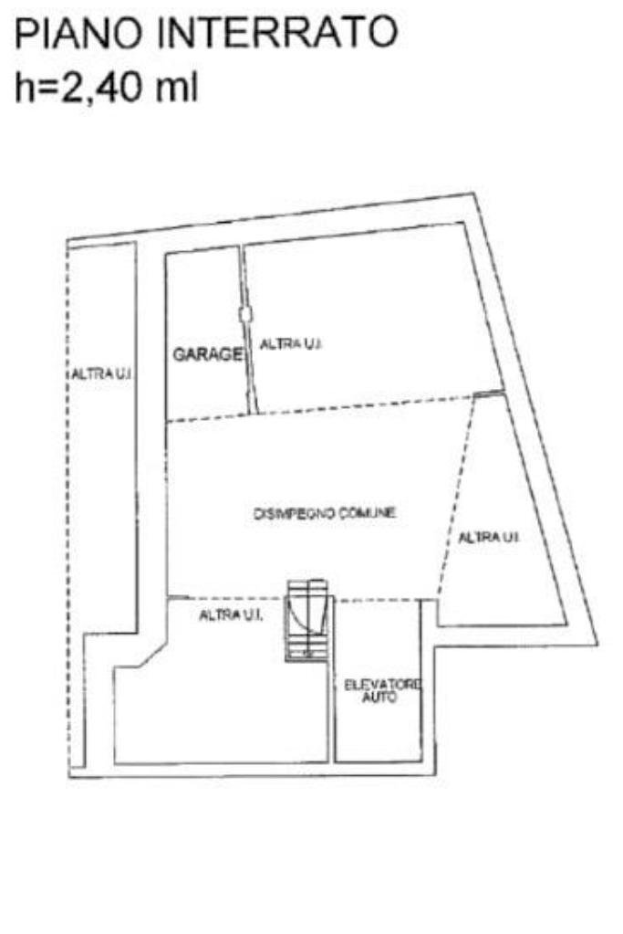 Box Via Filippo Turati, Bologna (neighborhood Costa Saragozza) - floor plans 1