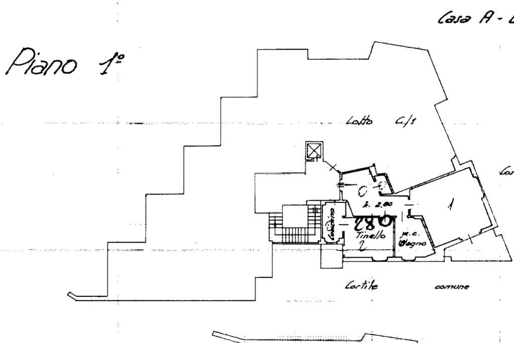 Two-room apartment Via roma, Rubiana - floor plans 1