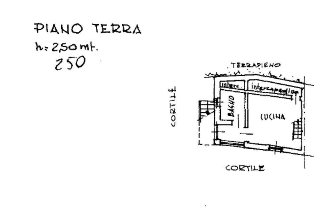 Casa semi indipendente Borgata Dosio, Rubiana - planimetria 1