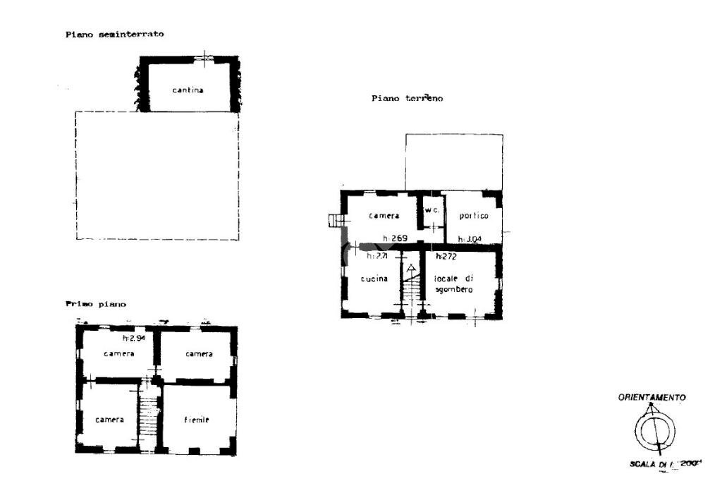 Independent house Località Valle Zani, Cavatore - floor plans 1