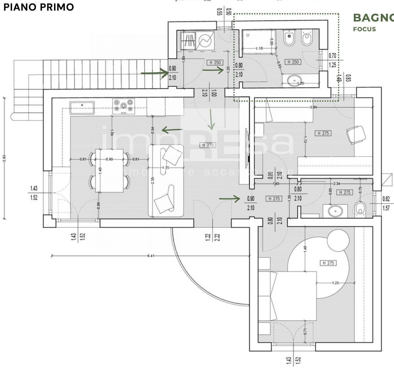 Foto 7 - Four-room apartment Via Maggiore Piovesana, Conegliano - floor plans 1