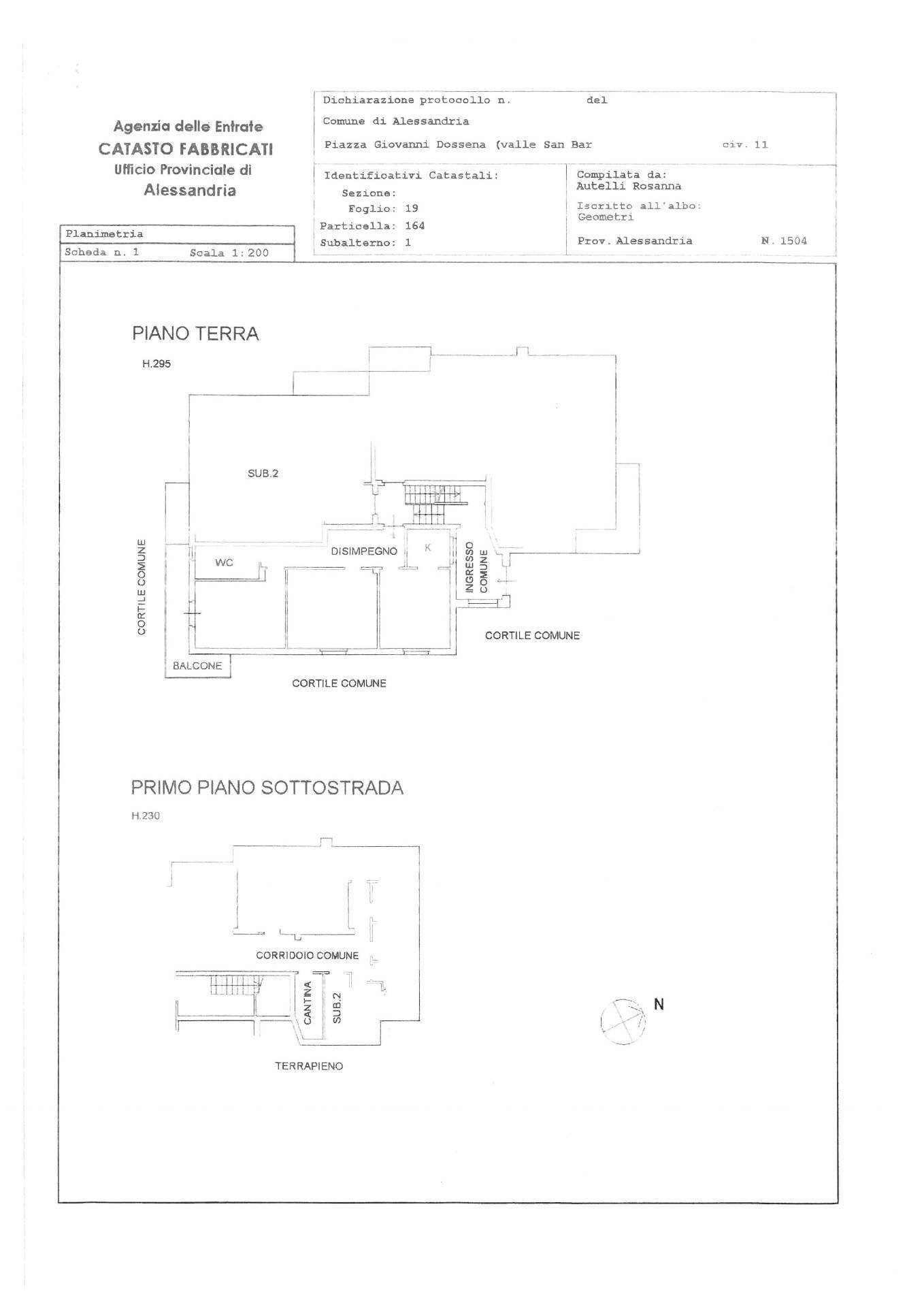 Foto 11 - Appartamento Alessandria - planimetria 1