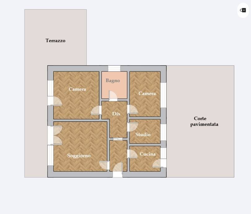 Foto 1 - Appartamento via Gentile da Fabriano
 
snc, Pedaso - planimetria 1
