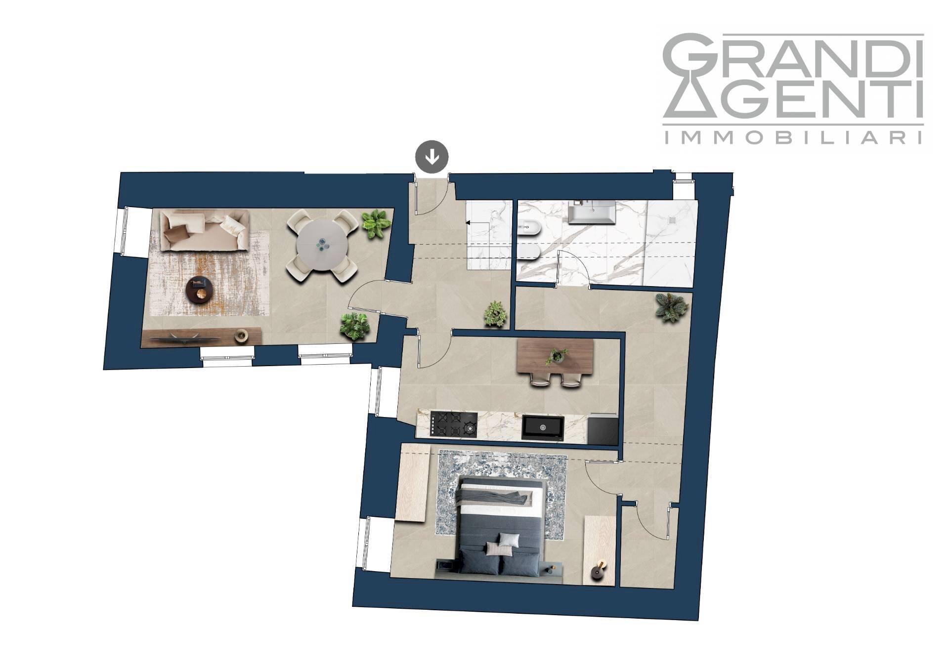 Foto 13 - Appartamento Piazzetta Monte
 
1a, Verona - planimetria 1