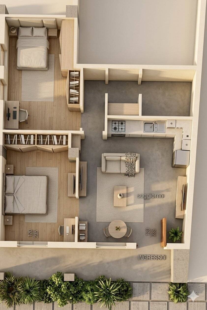 Foto 2 - Three-room apartment via San Gallo, Loreto - photo 2