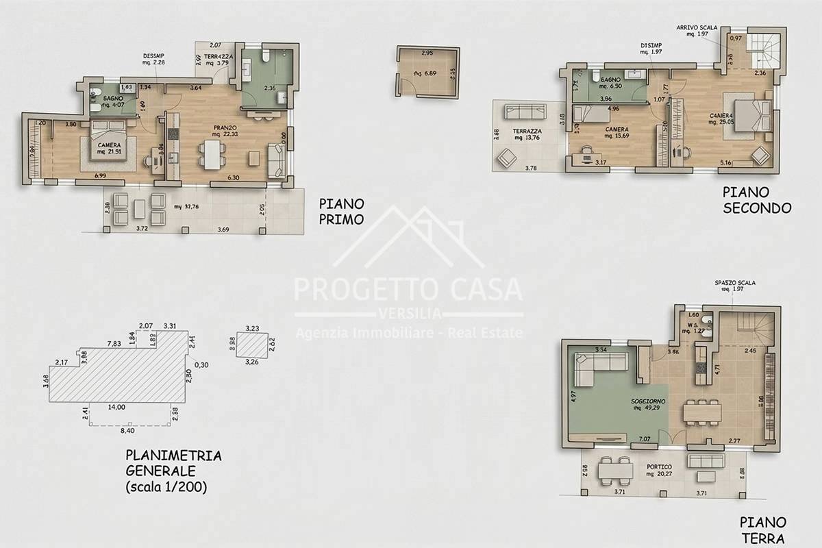 Foto 26 - Casa indipendente VIA DI CAPEZZANO, Pietrasanta - planimetria 1
