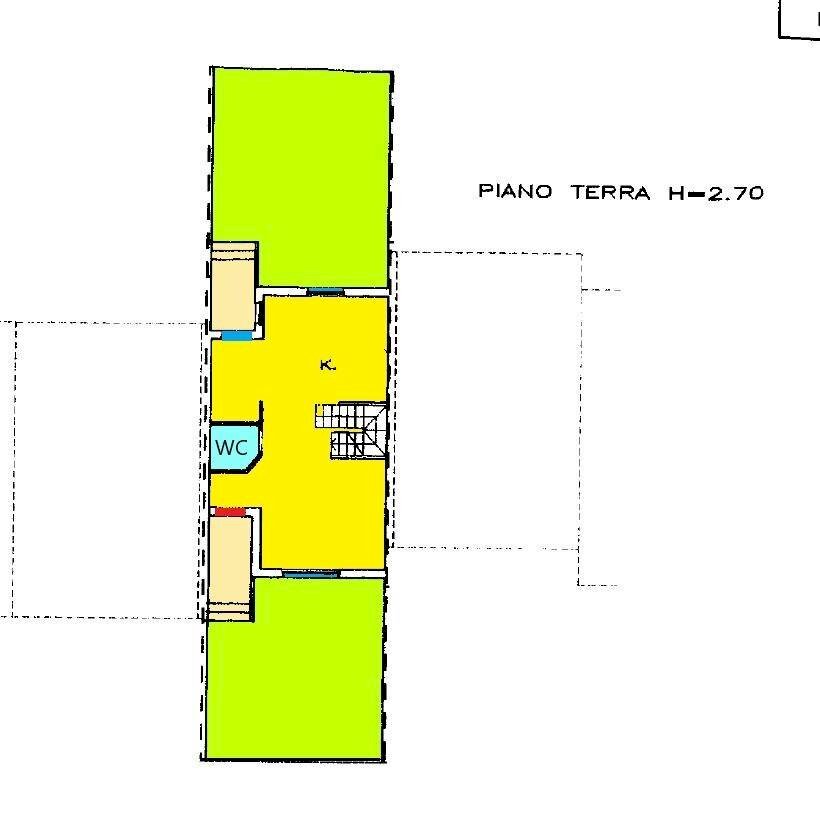 Foto 56 - Villa a Schiera VIA PIAN DELLA NOCE, Porto San Giorgio - planimetria 1