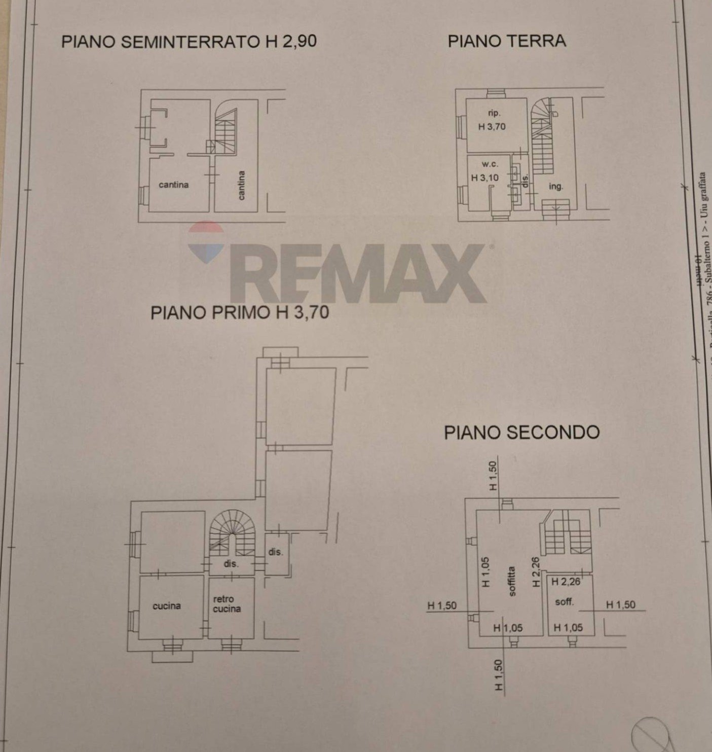 Pianta 2D - Casa semi indipendente VIA GIUSEPPE NELLI
 
21, Paglieta - planimetria 1