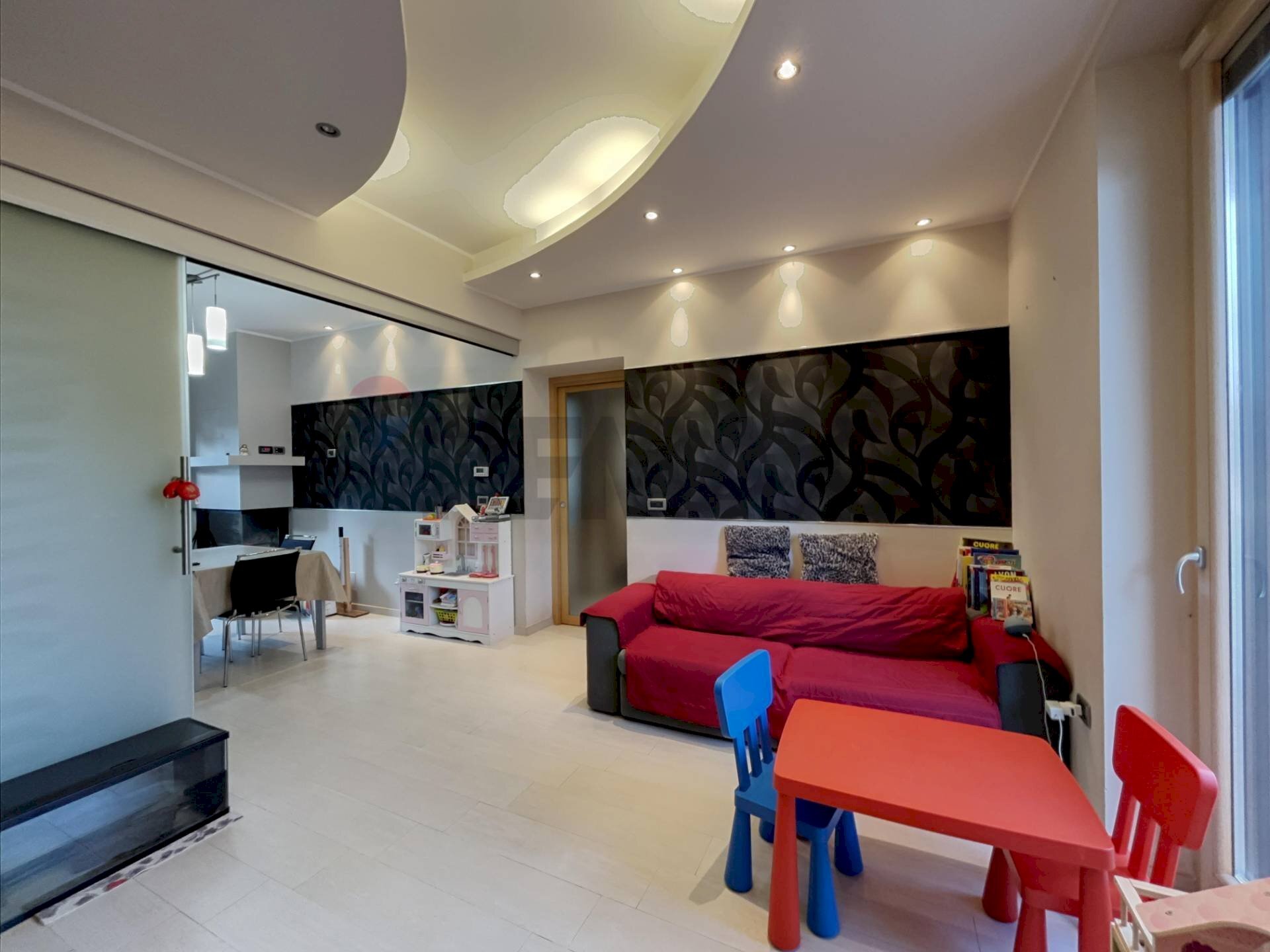 Sala da pranzo - Quadrilocale Via Roma
38, Arielli - foto 3