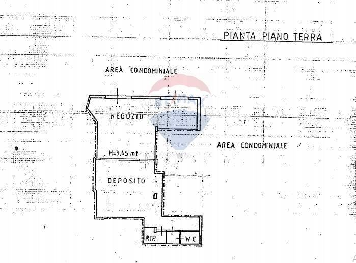 Pianta 2D - Commercial Premises via Monsignor Giardina
 
11/13, Melilli - floor plans 1