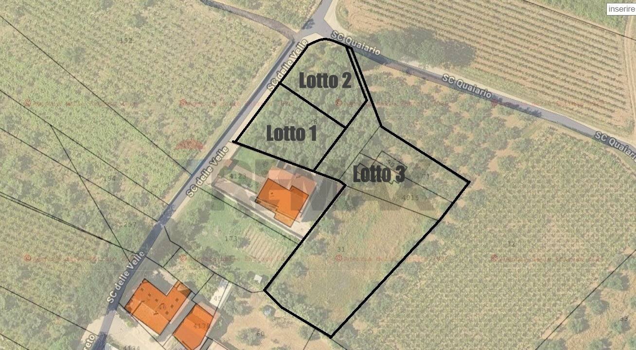 Pianta 2D - Terreno edificabile C.da Cerreto, Miglianico - planimetria 1