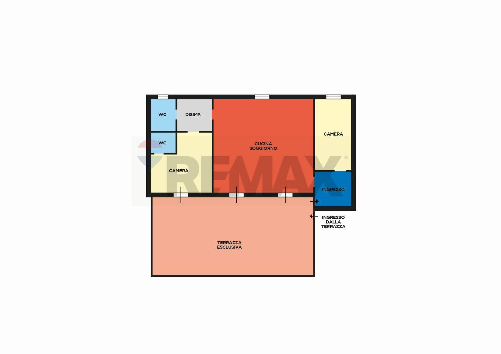 Pianta 2D - Ufficio via Emanuele Gianturco
 
31, San Giorgio a Cremano - planimetria 1