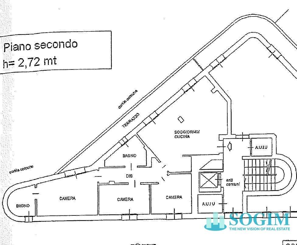 Foto 40 - Four-room apartment Via Leonardo Da Vinci
 
120, Sesto San Giovanni - floor plans 1
