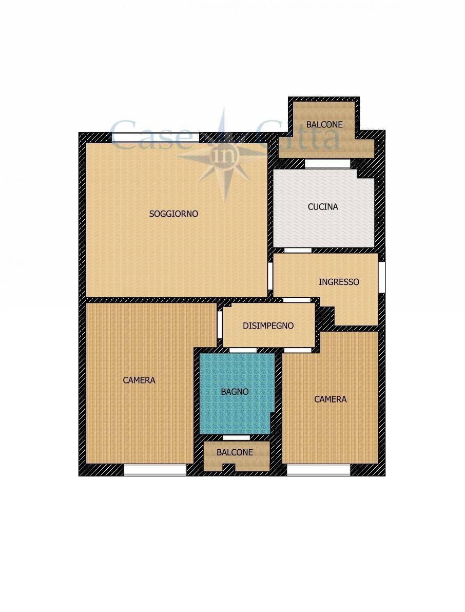 Foto 25 - Trilocale Via Giacomo Quarenghi
 
30, Milano - planimetria 1