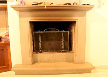 Particolare del bel camino nel soggiorno - Stable - Palace Via della Forra, Lastra a Signa - photo 6