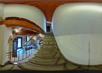 Veduta della scala in pietra serena - Stable - Palace Via della Forra, Lastra a Signa - photo 24