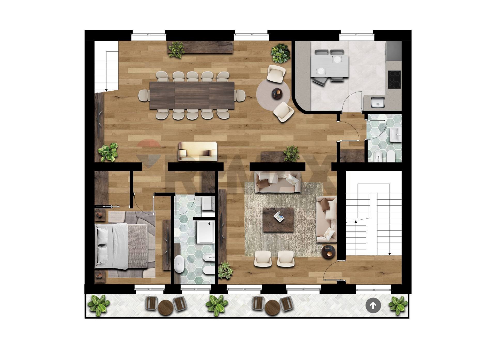 Pianta 2D - Appartamento Via Giuseppe Ugolini
 
27, Milano - planimetria 1