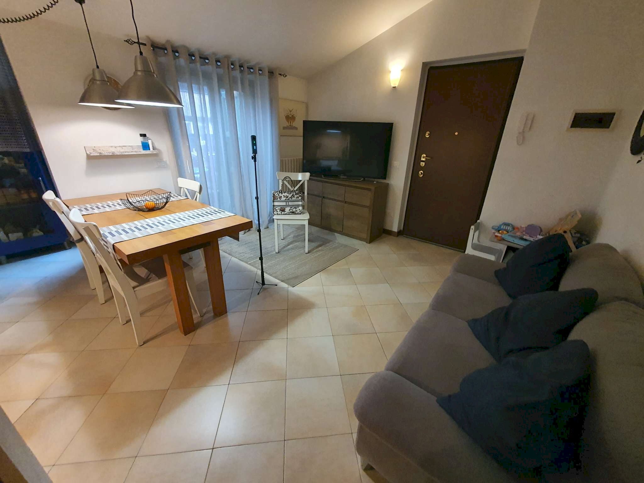 zona giorno - Trilocale via Barni, Dovera - foto 2