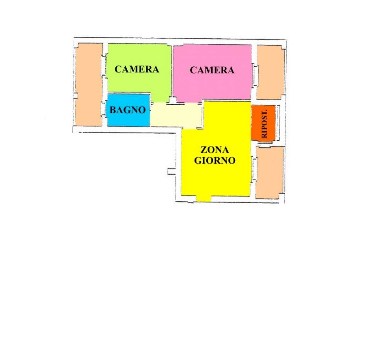 cib300 - Trilocale via Barni, Dovera - planimetria 1