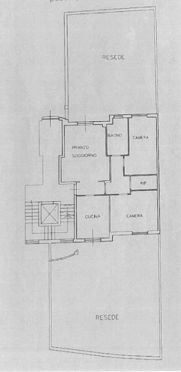 planimetria - Quadrilocale Via della Quercia, Vaiano - planimetria 1