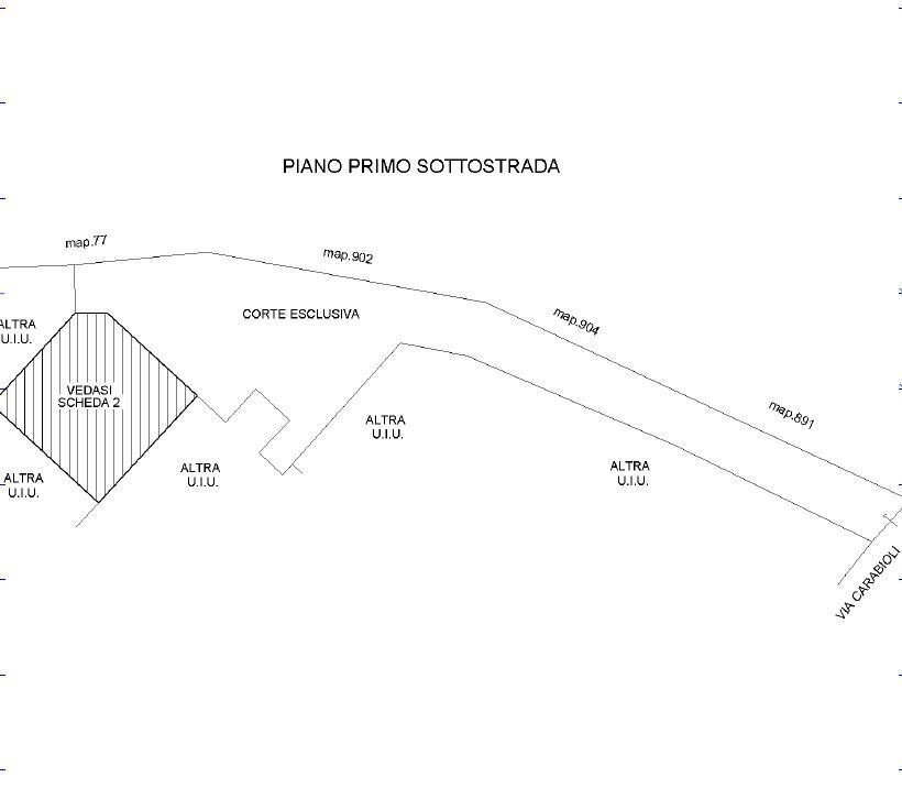 SCHEDA CATASTALE - Laboratorio via carabioli, Cellatica - planimetria 1