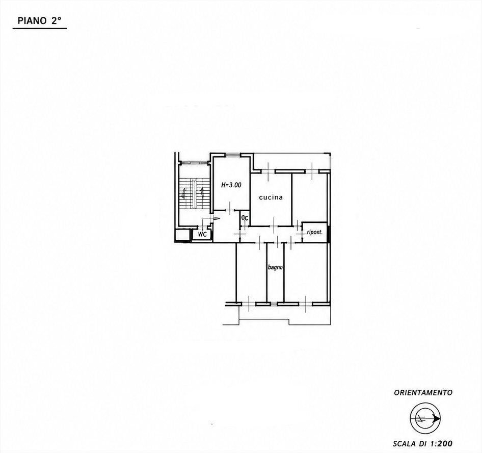 PLANIMETRIA APPARTAMENTO - Appartamento Viale Scala Greca, Siracusa - planimetria 1