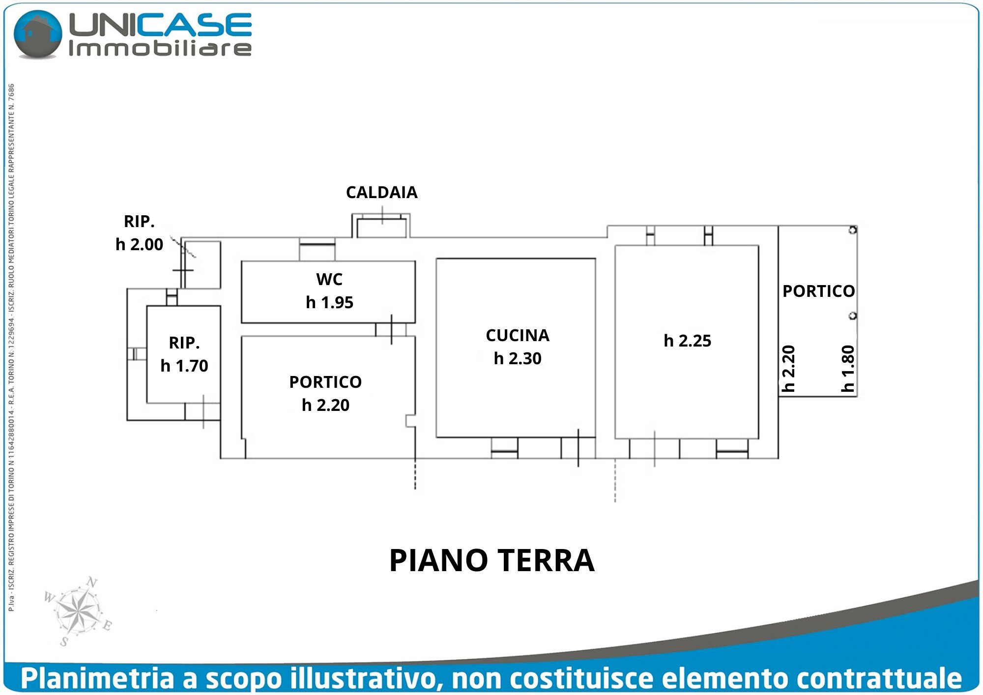 Piano Terra - Casa indipendente Via Crosa, Bagnolo Piemonte - planimetria 1
