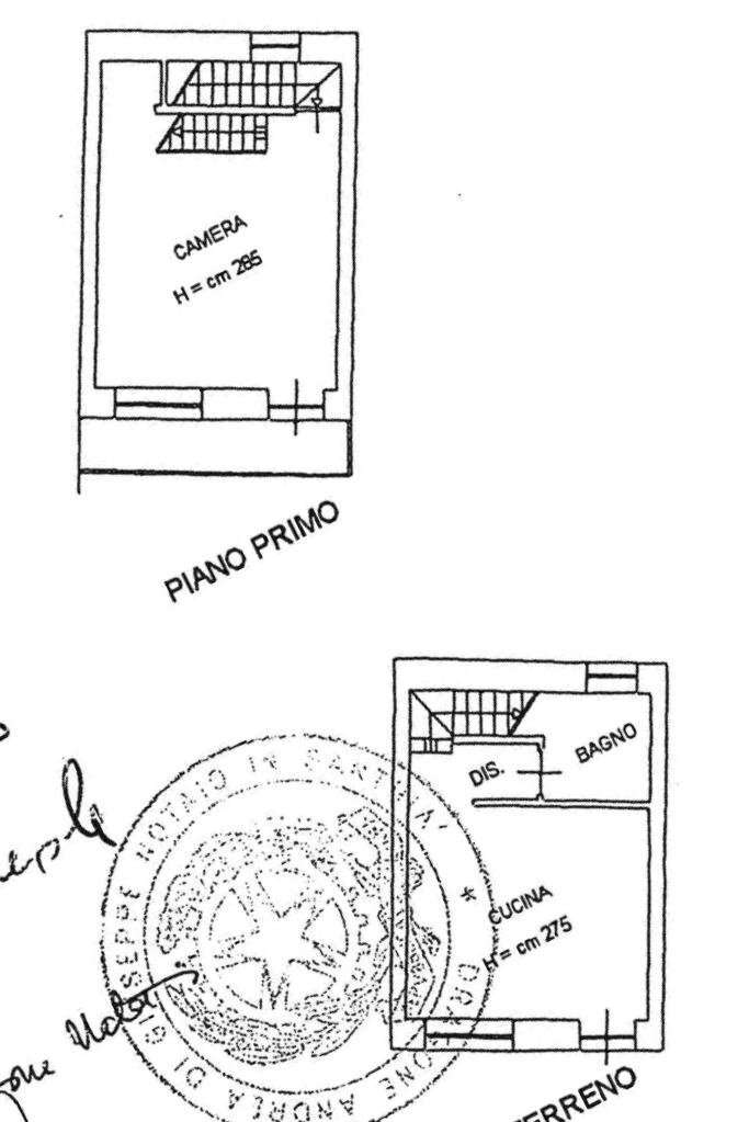 Casa semi indipendente Via Cesare Battisti, San Germano Vercellese - planimetria 1