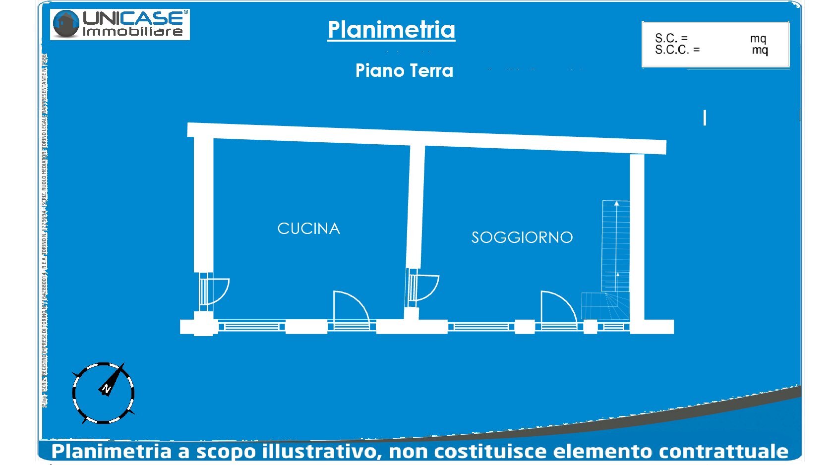 Casa semi indipendente strada Cuccia, 37, Bricherasio - planimetria 1