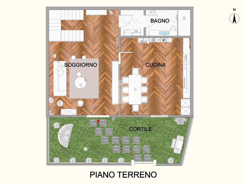 Casa semi indipendente Via Givoletto, La Cassa - planimetria 1