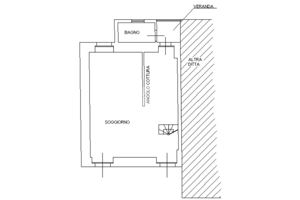 Casa semi indipendente Strada Sant'Antonio, Corio - planimetria 1