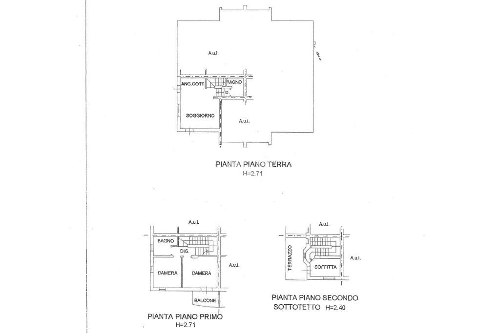 Porzione di casa Via Adriano Olivetti, San Giovanni in Persiceto - planimetria 1