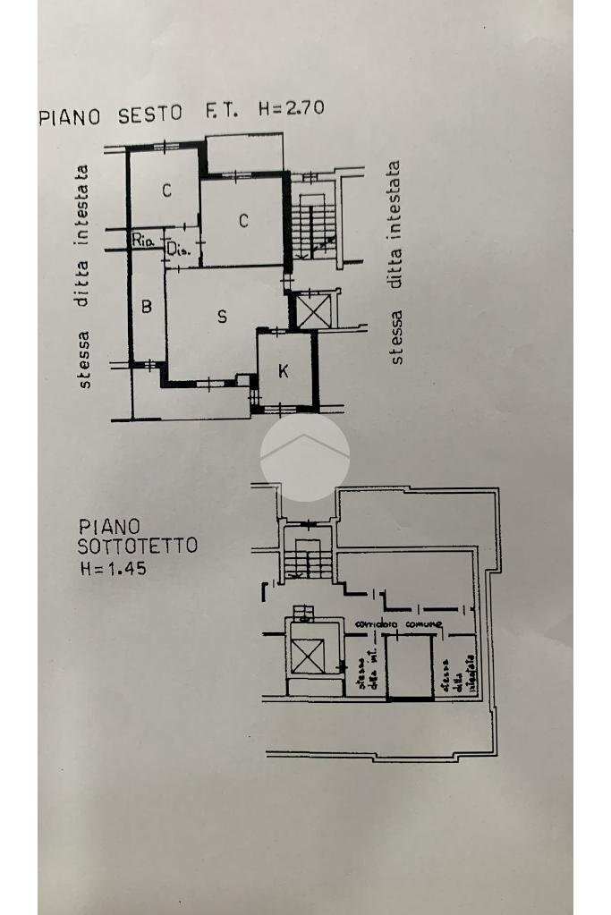 Quadrilocale Via Giuseppe Parini, Venaria Reale - planimetria 1