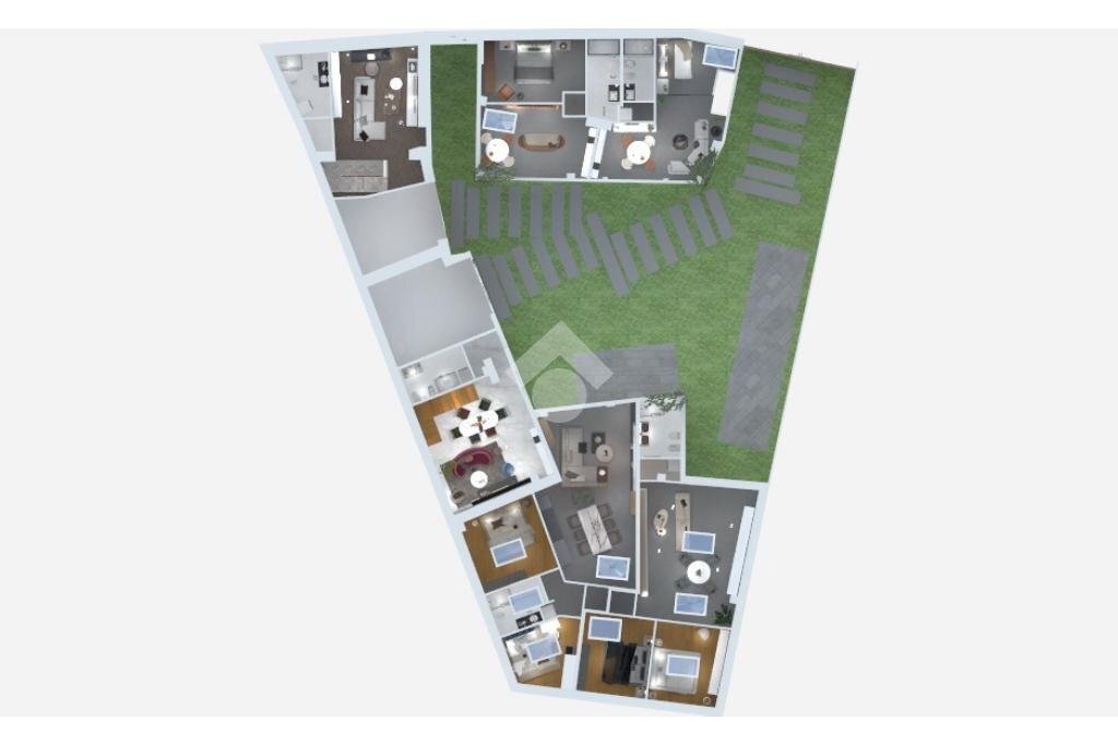 Casa semi indipendente Via Querro, Rivoli - planimetria 1