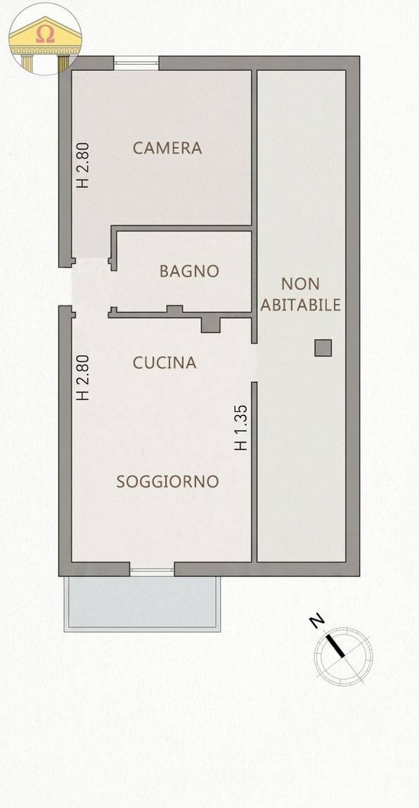 Foto 28 - Bilocale San Tomaso Agordino - planimetria 1