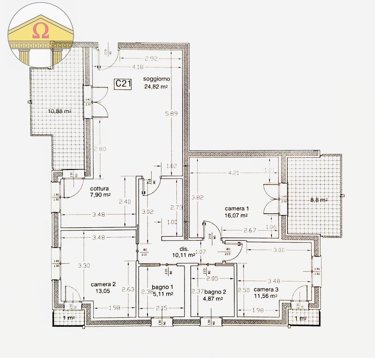 Foto 28 - Quadrilocale Treviso - planimetria 1