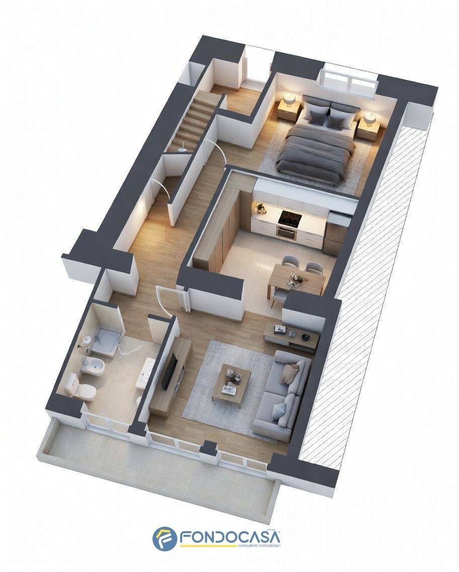 Foto 2 - Two-room apartment Cazzago San Martino - photo 2