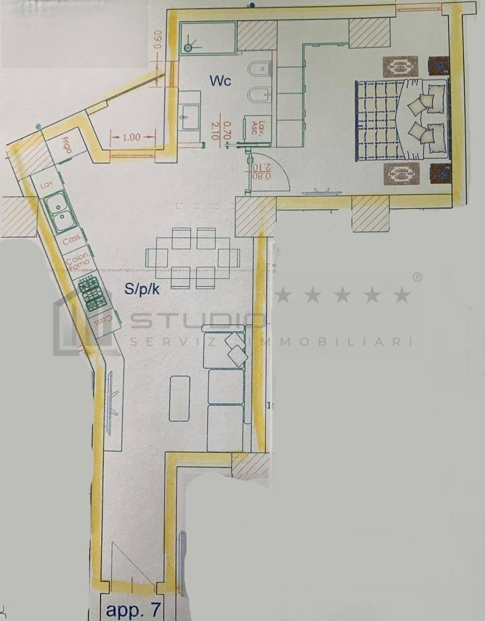 Foto 13 - Two-room apartment VIA BARI
 
SNC, Rende - floor plans 1