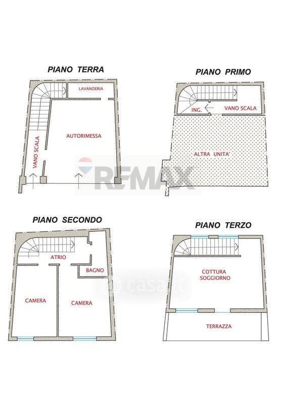 Pianta 2D - Three-room apartment Esine - floor plans 1