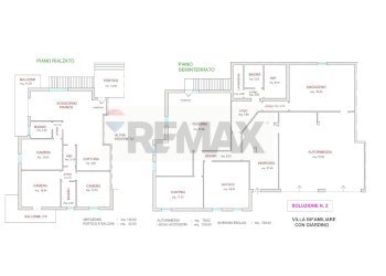 Pianta 2D - Casa semi indipendente Rogno - foto 7