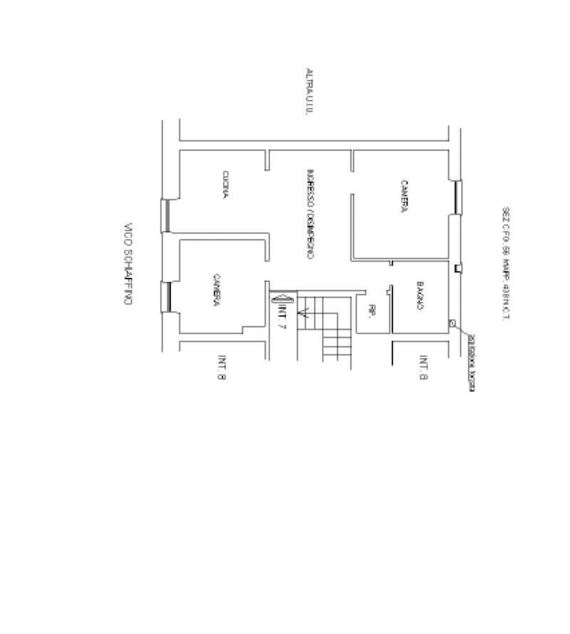 plan - Three-room apartment vico schiaffino, Genova (neighborhood Sestri Ponente) - floor plans 1