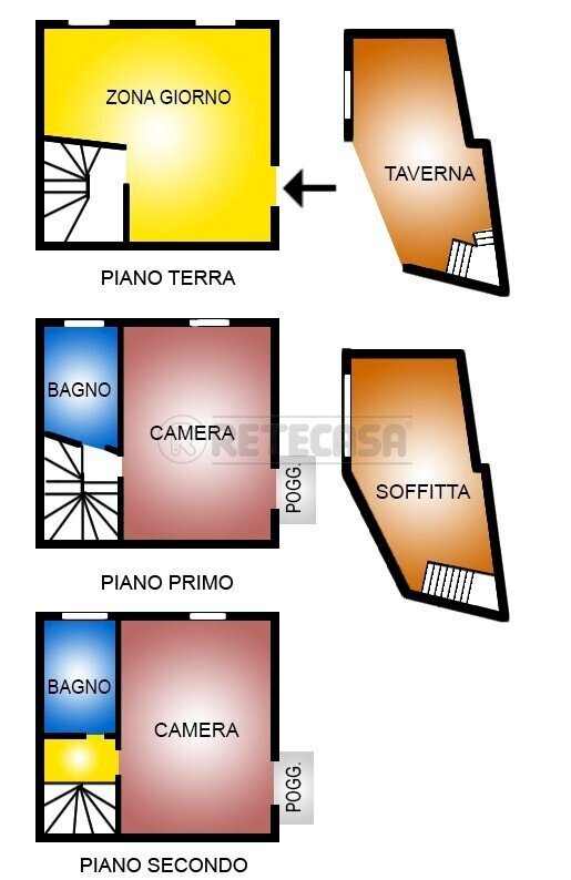 Retecasa_Cornedo - Casa semi indipendente Via Mazzalovo 25, Cornedo Vicentino - planimetria 1