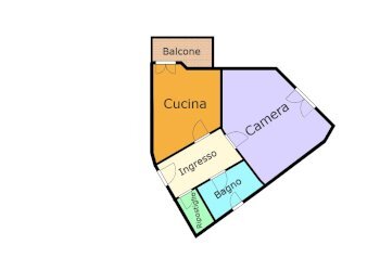 planimetria affitto via tanini borgoratti genova.p - Four-room apartment Via Giulio Tanini 25 g, Genova (neighborhood Borgoratti) - photo 5