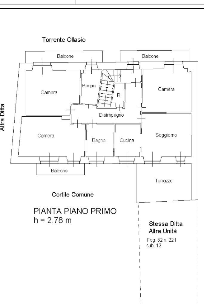 Appartamento Via roma, Giaveno - planimetria 1