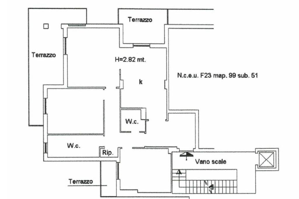 Appartamento Piazza eugenio marchese, Busalla - planimetria 1