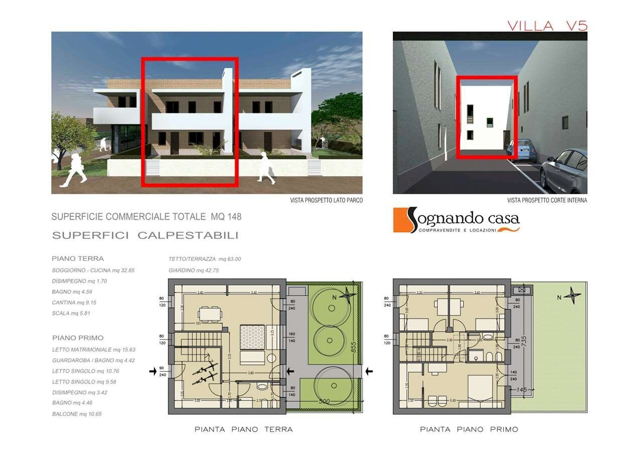 Casa indipendente Piazza Elsa Morante, Ravenna - planimetria 1