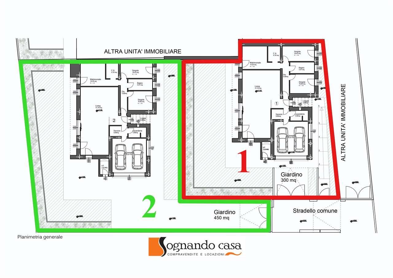 Casa indipendente Via fiume abbandonato, Ravenna - planimetria 1