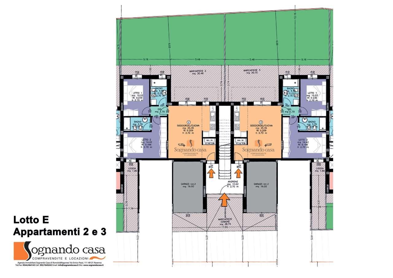 Bilocale Ravenna - planimetria 1