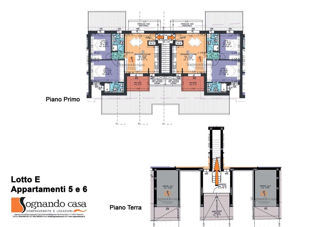 Bilocale via Antica Milizia, Ravenna - planimetria 1