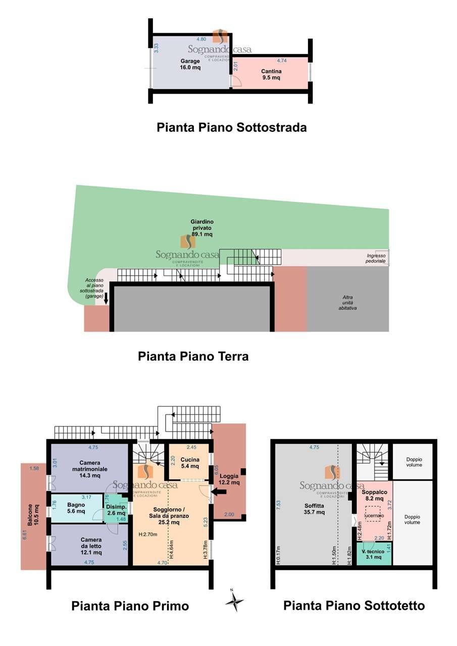 Bilocale Via Lago di Albano, Ravenna - planimetria 1